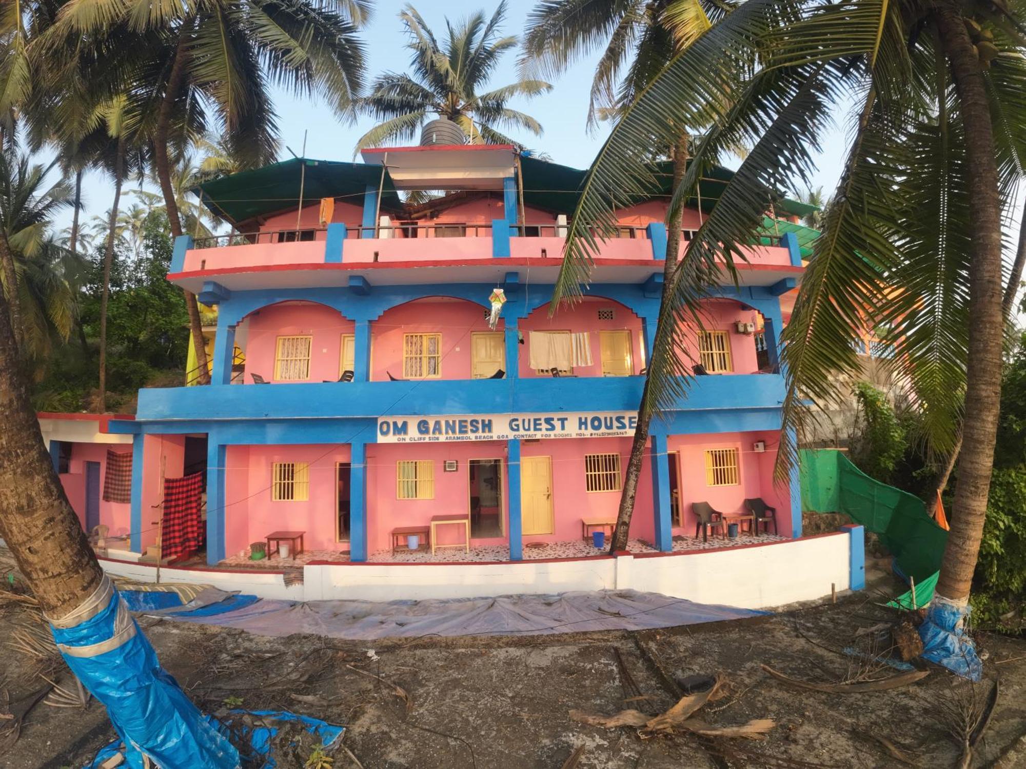 Om Ganesh Guest House Cliffside Арамбол Екстер'єр фото